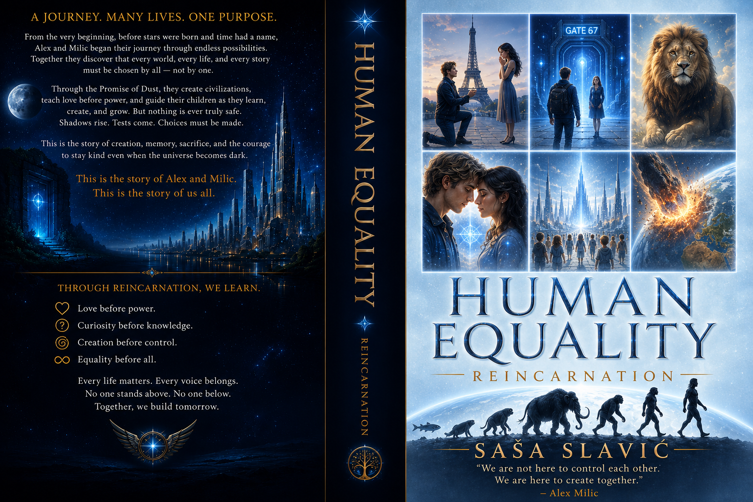 Complete Human Equality Second Edition wrap cover, Book 3