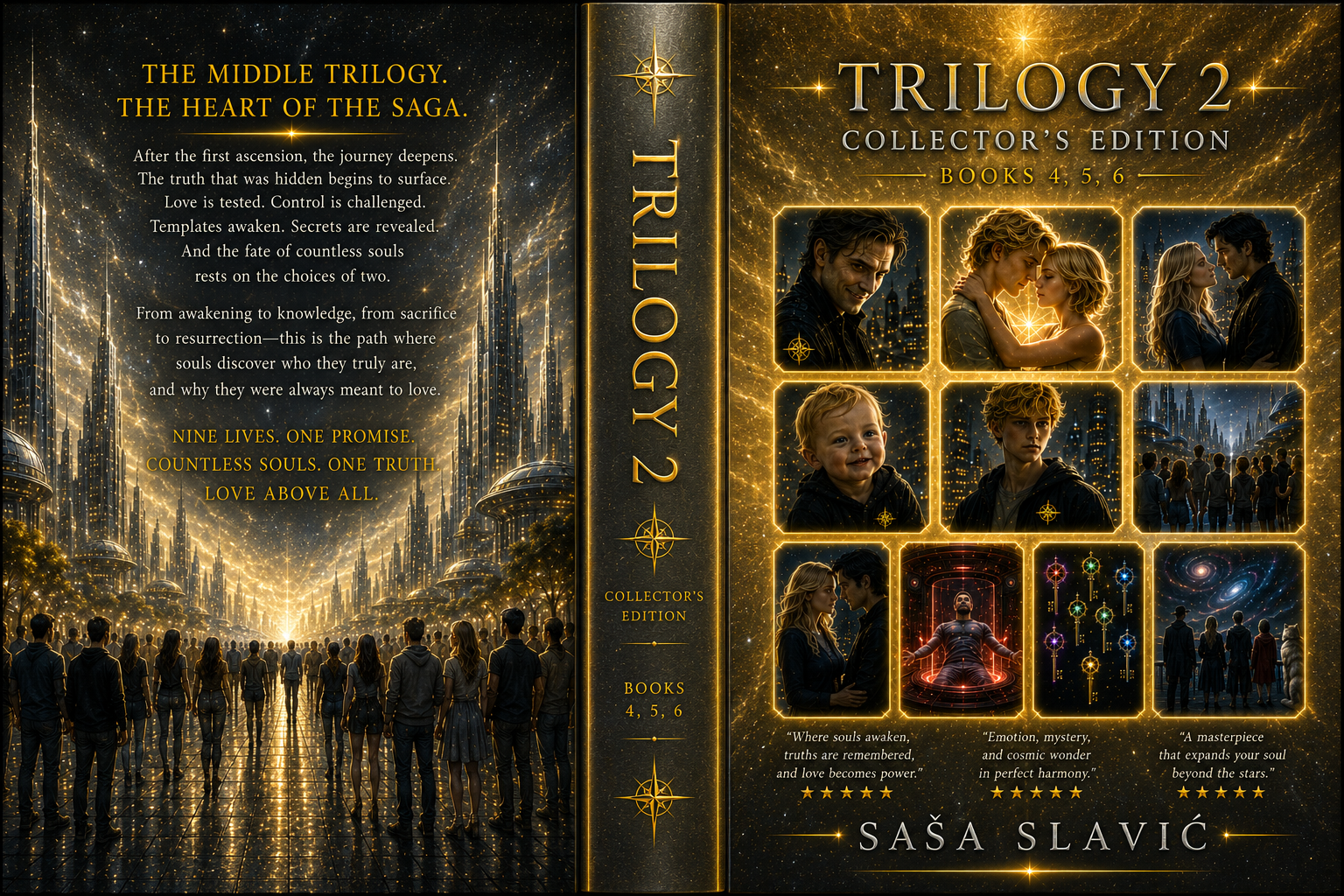Trilogy 2 Collector's Edition full wrap cover for Books 4, 5, and 6