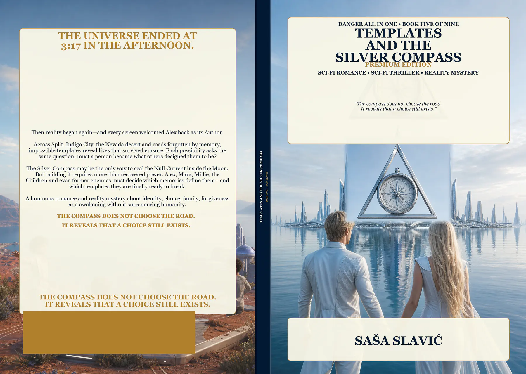 Complete Templates and the Silver Compass Second Edition wrap cover, Book 5