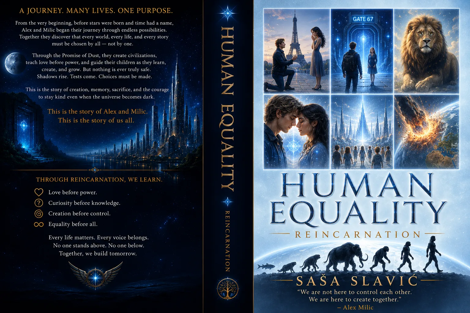Complete Human Equality Second Edition wrap cover, Book 3