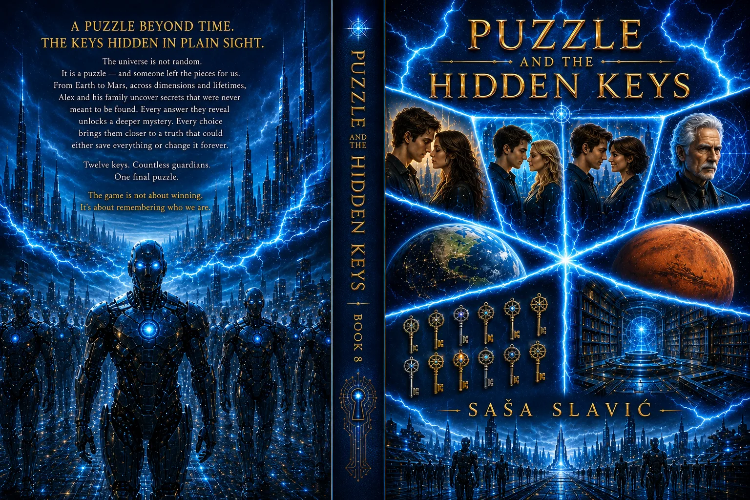 Complete Puzzle and the Hidden Keys Second Edition wrap cover, Book 8