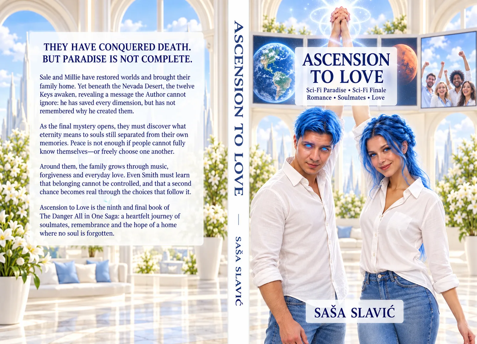 Complete Ascension to Love premium full-wrap cover, Book 9
