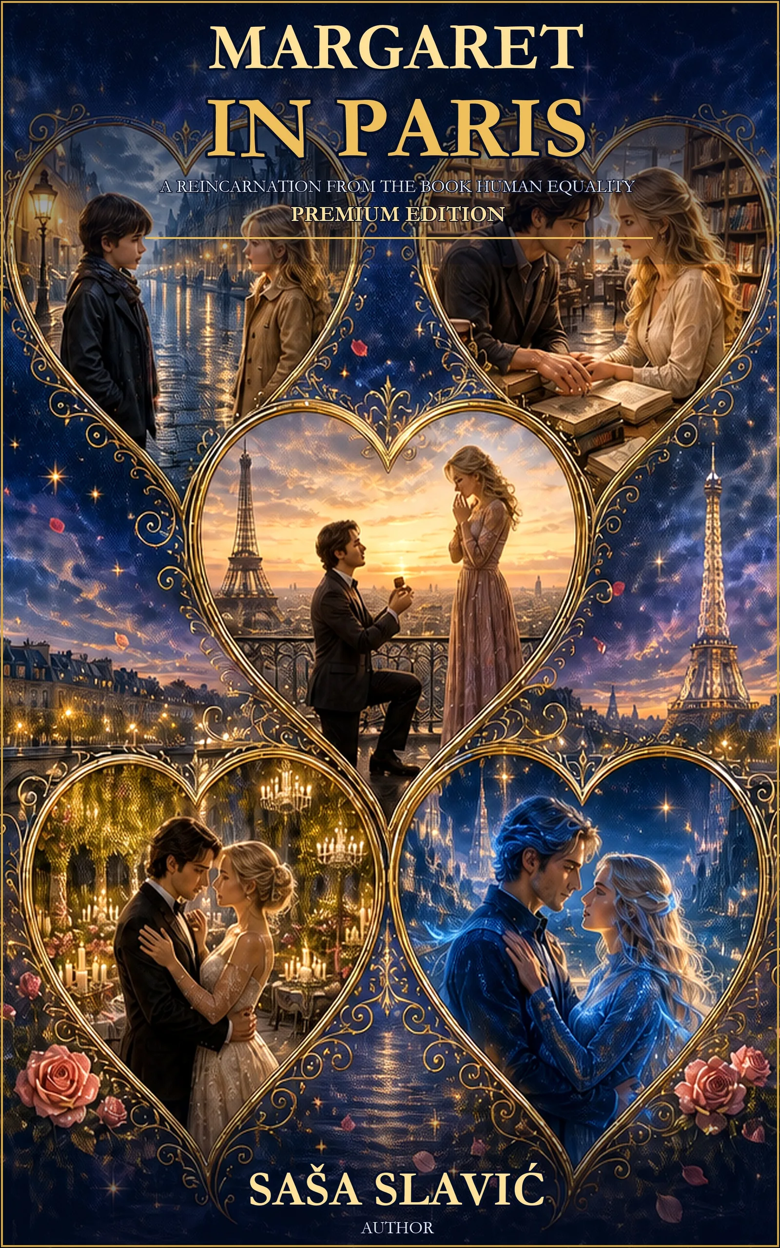 Front cover for Margaret in Paris by Saša Slavić