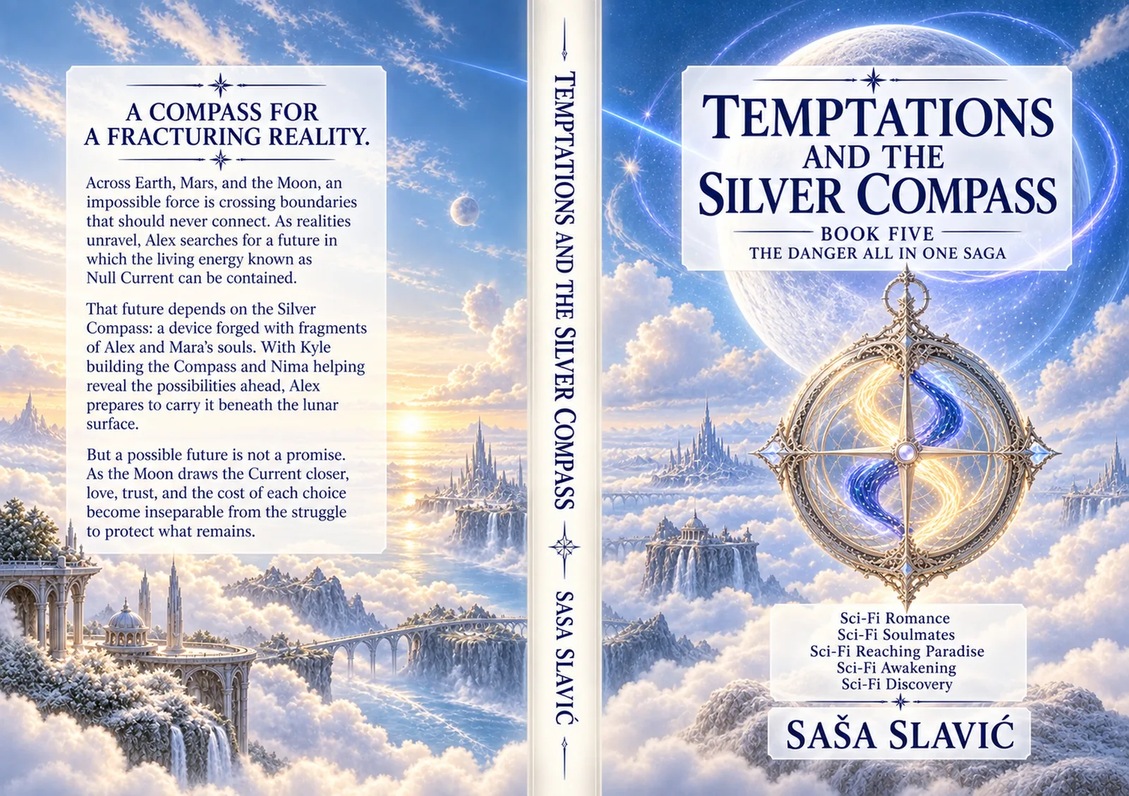 Complete Templates and the Silver Compass premium full-wrap cover, Book 5